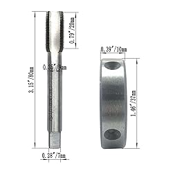 ZOUZMIN 1/2"-28 UNEF Tap and Die Set, UNEF Machine