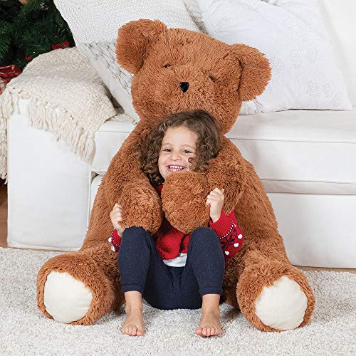 Vermont Teddy Bear Big Teddy Bear Jumbo Stuffed Animals, 4 Foot