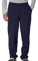 Jerzees Adult Open Bottom Sweatpants With Pocket, J
