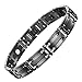 UINSTONE MEN’s bracelet by STAINLESS STEEL with built-in MAGNET & GERMANIUM. Elegant ADJUSTABLE wristband adjoin with NEGATIVE IRON and FAR INFRARED effect