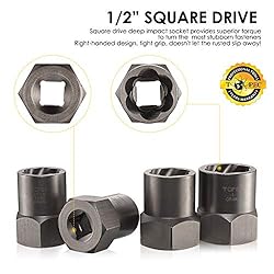 Topec 5-Piece Heavy Duty Nut Bolt Remover
