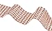 Mandala Crafts Champagne Bling Wrap Rhinestone Ribbon - 1.5 in 20 Yds Crystal Rhinestones Mesh Ribbon - Diamond Wrap Rhinestone Strips Roll for Crafts Wedding Party Decoration