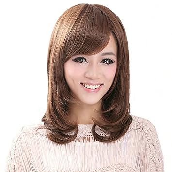 Amazon Com D Linen Yellow Wig With Long Straight Hair Repair