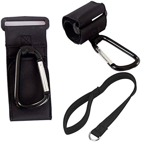Baby Stroller Pram Safety Belt Wrist Strap Infant Kid Carriage Harness Anti Lost with Stroller Hook- Luxury Velcro Stroller Hooks Prefect for Diaper Bags, Toys, Stroller Accessories, Baby Changing Pad