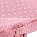 Jiaruo multi-function travel cosmetic bag waterproof Makeup bags (floral pink)
