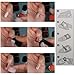 BTArtbox 35pcs Pattern Template Stencil Sticker Set Airbrush Stencil Nail Art Design for Fingers & Toes