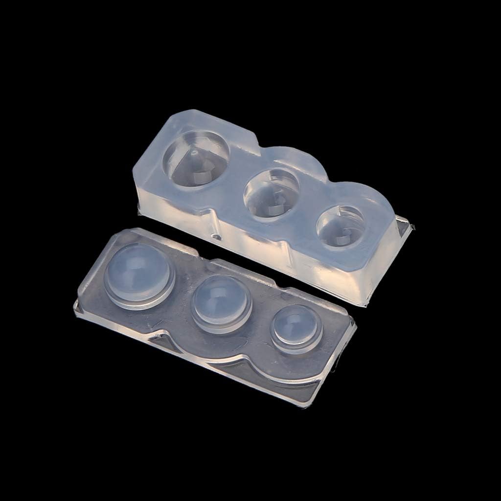 HoHome UV Resin Geometric Molds Hollow Quicksand Mold with Square Round Ellipse Mold-#1