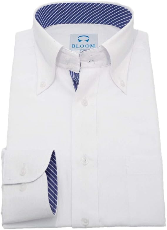 Amazon ブルーム Bloom 19 オリジナル 長袖 ワイシャツ S M L Ll 3l 4l 5l 6l 10柄 形態安定 ドゥエボットーニ ボタンダウン シャツ 通販