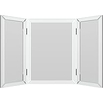 Amazon.Com: Houseables 3 Way Mirror, Trifold Vanity Mirrors, 21