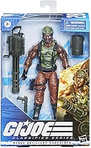 Hasbro G.I. Joe Classified Series Heavy Artilery Roadblock Action Figure 28 Collectible Premium Toy 6-Inch-Sca