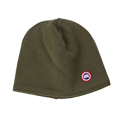 (VIDEO Review) CANADA GOOSE MEN'S MERINO WOOL BEANIE 5210M MILITARY