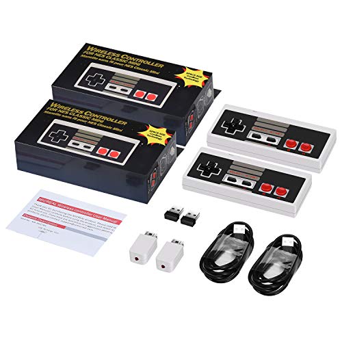 image for Nes Classic Edition Mini Wireless Controller 2 Pack, Compatible with W