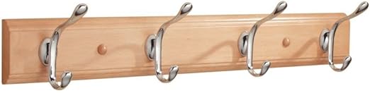 Interdesign Paris Colgador De Ropa Para Pared Perchero De Madera