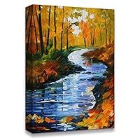 Canvas Wall Art Vintage Oil Painting Canvas Prints Home Artwork Decoration for Living Room,Bedroom - 12x18 inches