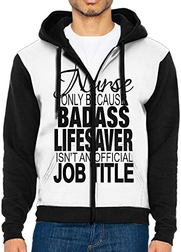 Male Nurse Badss Lifesaver Hoodie Hooded Sweatshirt