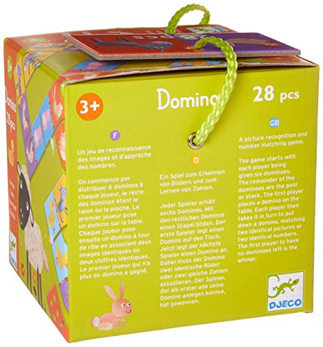 DJECO - Domino Farm Educational Game for Kids
