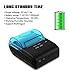 EARME Receipt Thermal Printer,Portable Personal Bill Printer Wireless Bluetooth 58mm 4.0 Android 4.0 POS Compatible with iOS SPP Agreement or IR, IRCOMM Agreement
