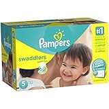 Pampers Swaddlers Disposable Diapers Size 5, 152 Count (One Month Supply)