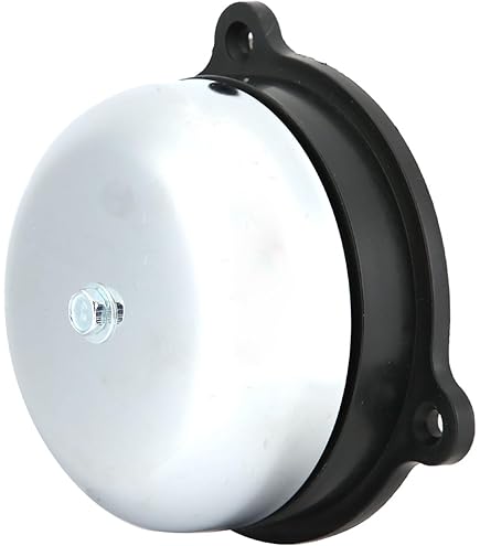 Fielect 4" Electric Bell DC 24V Fire Alarm Bell Stainless Steel - View #5