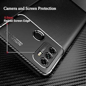 BRAND SET Cover per Oppo A53/A32 2020 Ultrasottile Silicone Protettiva Cover in Fibra di Carbonio Soft Rubber Custodia… - immagine 5