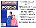 1 Pink Deluxe Adult 10 Mil Strong Emergency Rain Poncho