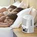 hysure Portable Mini Dehumidifier 2200 Cubic Feet Electric Safe Dehumidifier for Bedroom, Home, Crawl Space, Bathroom, RV, Baby Room, White …