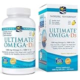 Nordic Naturals - Ultimate Omega-D3, Supports Healthy Bones and Immunity, 120 Soft Gels