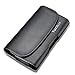 Yuzihan Belt Holster Pouch for iPhone 5/5S/5C/SE - Premium Leather Fit with Thick Dual Layer Defender Case, Lifeproof, Hybrid Armor, or Battery Case
