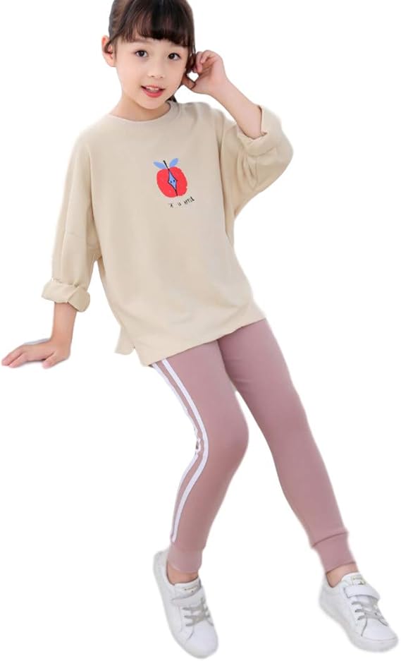 Amazon Blacking キッズ レギンスパンツ サイドライン入り 無地 ロングパンツ 子供 女の子男の子 女児 通園 通学春秋夏 可愛い レギパン スポーツ ボトムス100 160cm パンツ 通販