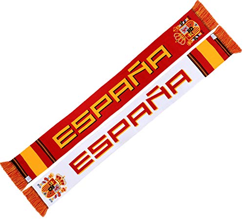 Euroscarves National International Soccer High-Definition HD Knit Scarf (Spain)