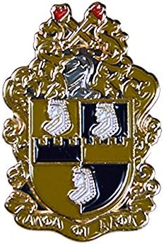 Alpha Phi Alpha Gold Color Crest Lapel Pin Fraternity Crest Lapel Pin Greek Formal Wear Blazer Jacket Officially Licensed by Coastal Palm