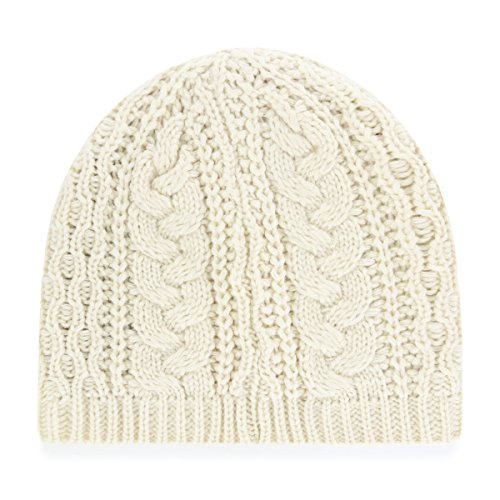image for NFL Oakland Raiders Women's Waco OTS Beanie Knit Cap, Natural, Women's