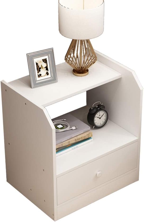 Amazon Com Simple Bedside Table Simple Modern Bedroom Bedside Economy Storage Small Cabinet Load 300kg 48x34x40cm Delicatewnn Furniture Decor