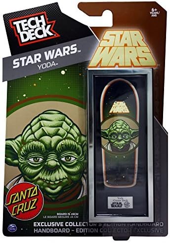 Tech Deck Tech Deck Exclusive Collector S Edition Hand Board Santa Cruz Star Wars Yoda Amazon Ca Toys Games