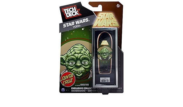 Tech Deck Tech Deck Exclusive Collector S Edition Hand Board Santa Cruz Star Wars Yoda Amazon Ca Toys Games