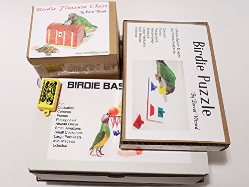Parrot Wizard Trick Training Gift Basket