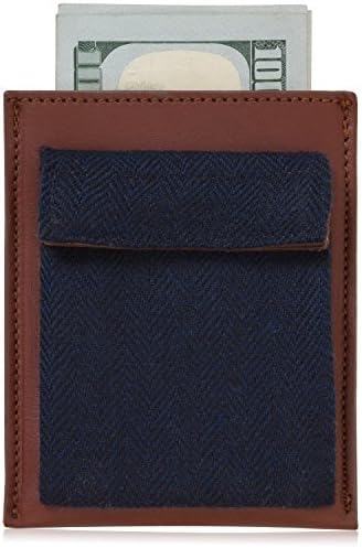 Agog Nomad Essential Slim Wallet, Superior Quality Leather (Brown)