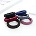 Khalee Hair Elastics Tie Stretch Ponytail Band Thick Hairs Elastics, 6 PCS