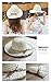Women Floppy Hat Hollow Straw Hat Wide Brim Beach Hat Sun Hat can be Folded