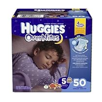 Huggies Overnites Diapers, Size 5, 52 ct