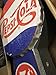 Pepsi Cola Sign, Officially Licensed, Illuminated By Battery Powered Large LED Lights, Double Sided Metal Tin Marquee Display, Wall Decor Designed To Have A Distressed Finish