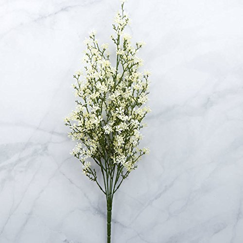 Cream Artificial StarFlower Bush For Floral Arranging, Crafting and Creating