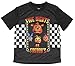 Five Nights at Freddy's 'Jump Scare Bear Checker Board' Video Game Pajama 2pc Short Set, Black, 8