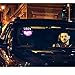 Fomei Uber & Lyft Creative Led Light Sign Car Logo - Uber LED Flashing Car Glow Cycle Sticker White Light Sign Sticker On Window with Intelligent Induction - Bright Glowing Wireless UBER LYFT Signs