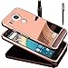 Nexus 5X Case, TabPow Mirror Case Series - Electroplate Bumper Bling Luxury Slim Hard Back Case Cover For LG Google Nexus 5X (2015), Rose Gold