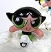 POWERPUFF GIRLS 8 Piece Birthday CUPCAKE Topper Set Featuring Powerpuff Girls Figures and Decorative Themed Accessories - Figures Average 1 1/4