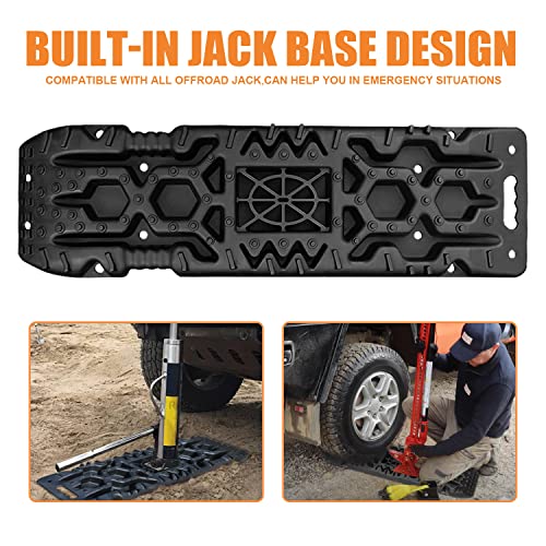 ORCISH New Recovery Traction Boards with Jack Lift Base 2 Pcs Traction