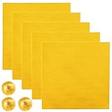 Aneco 500 Pieces 3.15 Inch Chocolate Candy Wrappers Gold Aluminium Foil Paper Wrapping Papers for Candy Packaging or Decoration