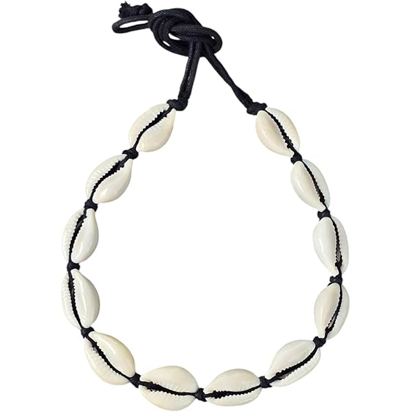 Neon Bracelets BlueRica 2-Piece White Blue Puka Chip Shells