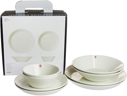 Amazon Co Jp イッタラ Iittala ティーマ スターターセット 8pcs ホワイト ホーム キッチン